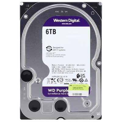 жесткий диск Western Digital WD Purple Surveillance WD63PURU 301066 фото